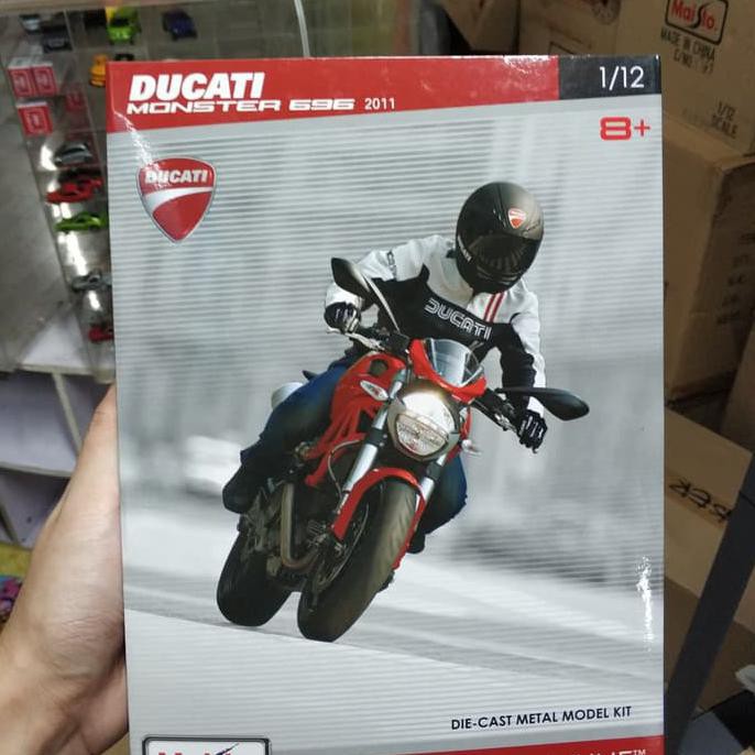 Diecast Maisto Assembly Line Ducati Monster 696 2011 1/12 - Termurah 