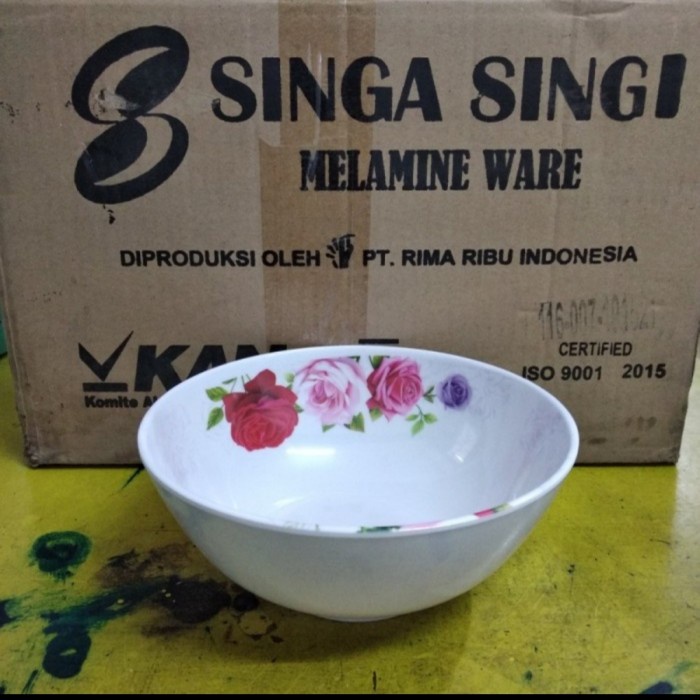 Mangkok Soto Bakmi Melamin Melamine 7&quot; MBD-107 MBD107 Singa Singi