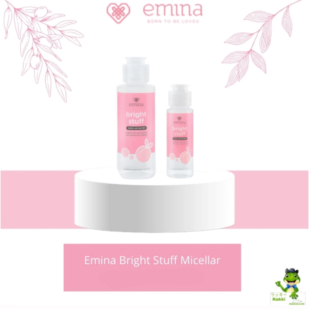 ❣️Rakkistore99❣️Emina Micellar Water Drop Cleanser/Bright Stuff 50ml / 100ml (100% Original)