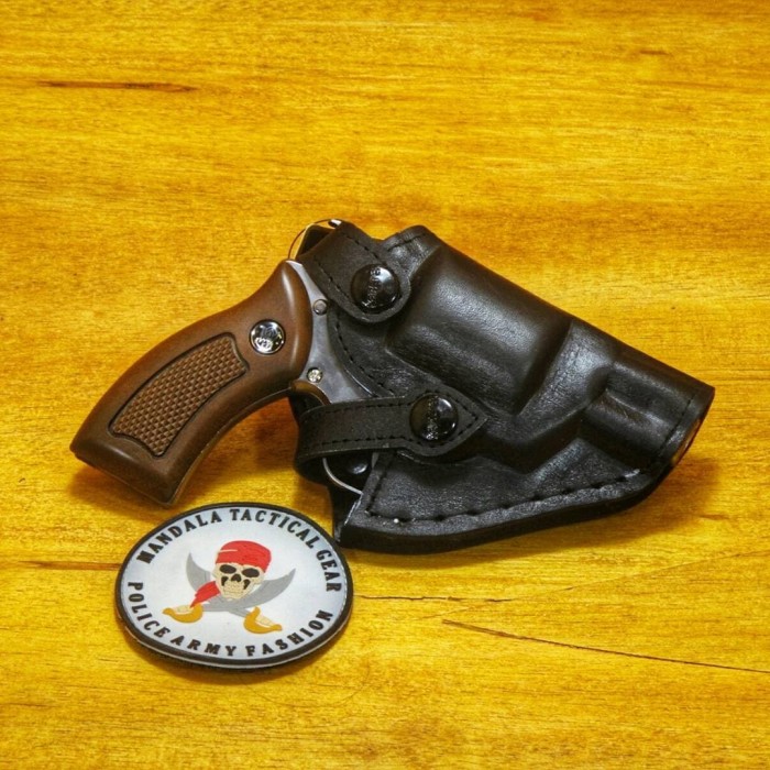HOLSTER REVOLVER / SARUNG SENJATA REVOLVER 2 INCI / PENDEK