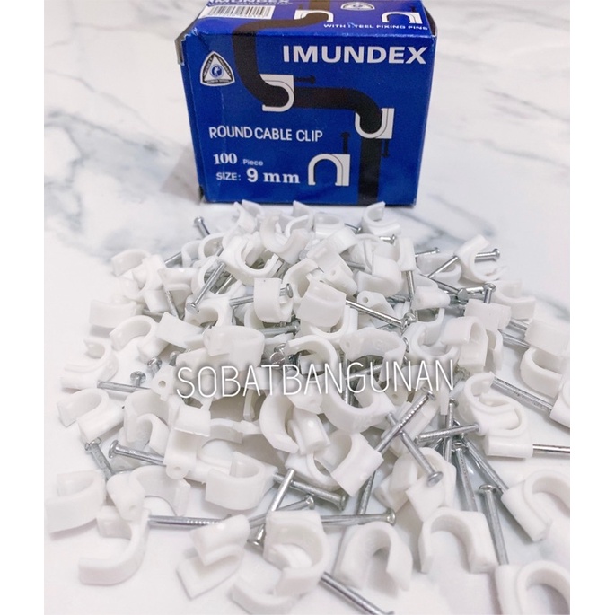 KLEM KABEL IMUNDEX 9MM / KLEM KABEL PUTIH IMUNDEX 9MM