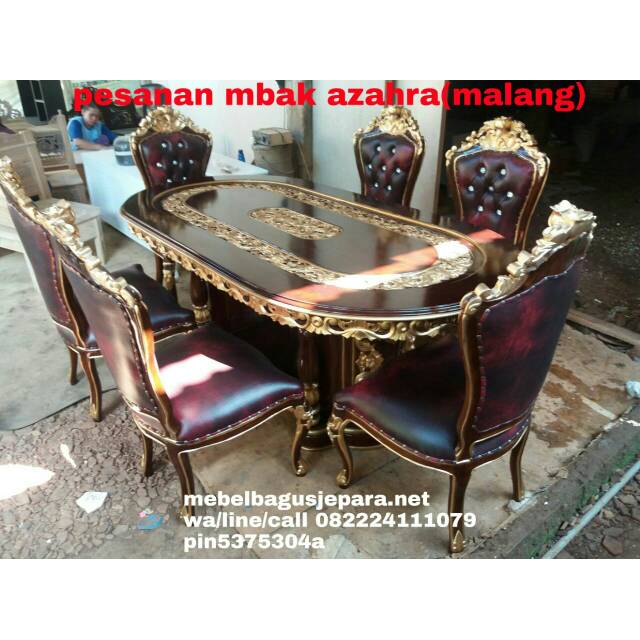 Kursi makan Ganesa mebel Jepara mebel jati Jepara mebel bagus Jepara mebel berkualitas