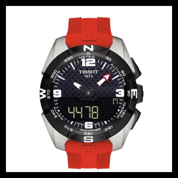 Indh TISSOT T-Touch Expert Solar Black Dial Rubber Strap T091.420.47.057.00 GRATIS ONGKIR Kode 68