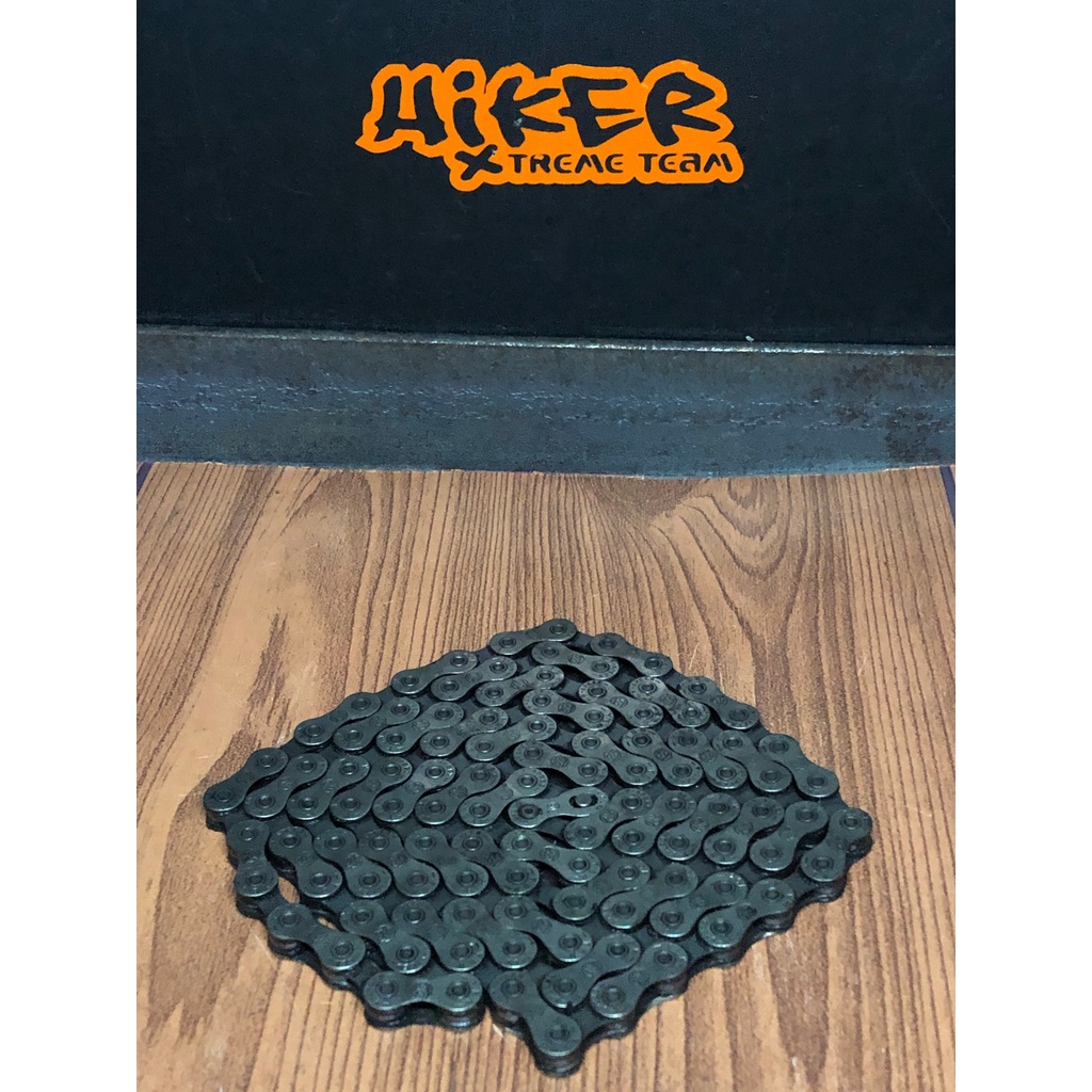 rantai chain mtb seli sepeda lipat yaban 9speed bekas