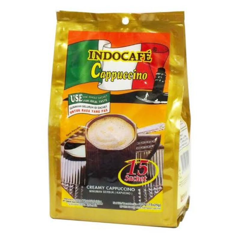 

Indocafe capucino 25gr x 15sachet
