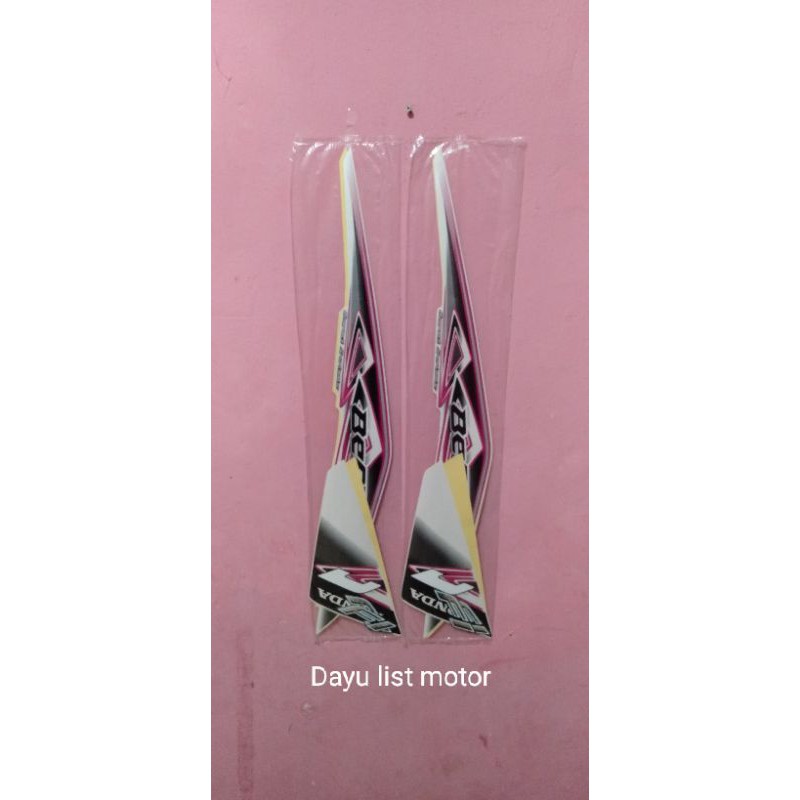 striping beat fi 2013 putih