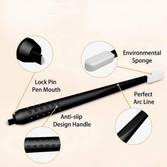 microblading pen / disposable pen untuk sulam alis manual