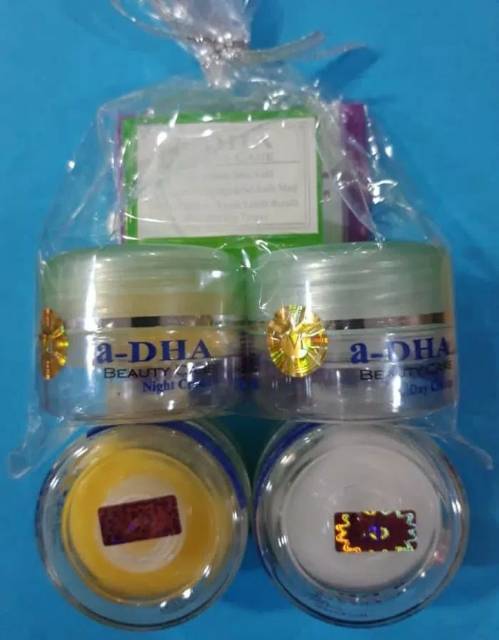 CREAM ADHA MDS CREAM HOLOGRAM MDS ORIGINAL HIJAU/PINK