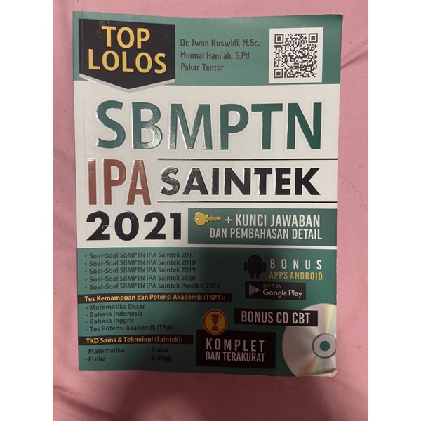 BUKU SBMPTN IPA SAINTEK 2021 (PRELOVED)