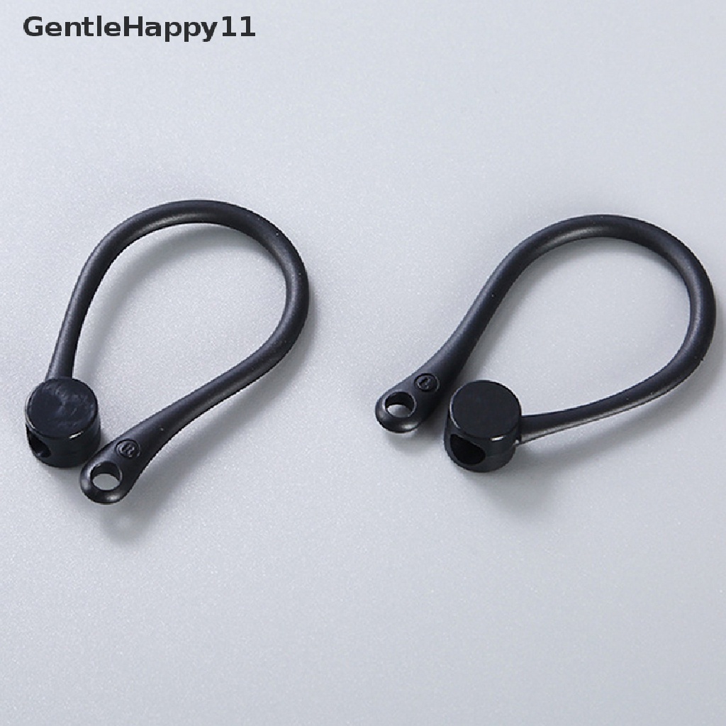 Gentlehappy 1 Pasang Kait Telinga Silikon Holder AirPods Pro