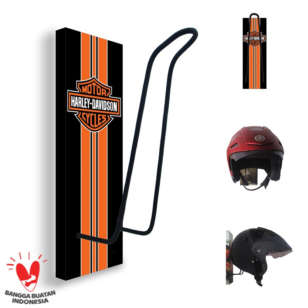 GANTUNGAN HELM - TEMPAT HELM - RAK HELM MOTOR HARLEY DAVIDSON - 2