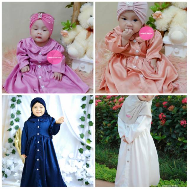GAMIS GHAITSAA BY ARSYILAKIDS GAMIS ANAK GAMIS MAXMARA