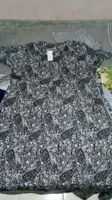 Star Seller,,!! Gamis Jersey Motif Jumbo Xxl Corak Busui Muslim Ibu Ukuran Besar Batik Murah Adem Gr