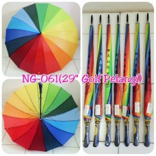 Payung Golf / Payung Jumbo Pelangi Rainbow