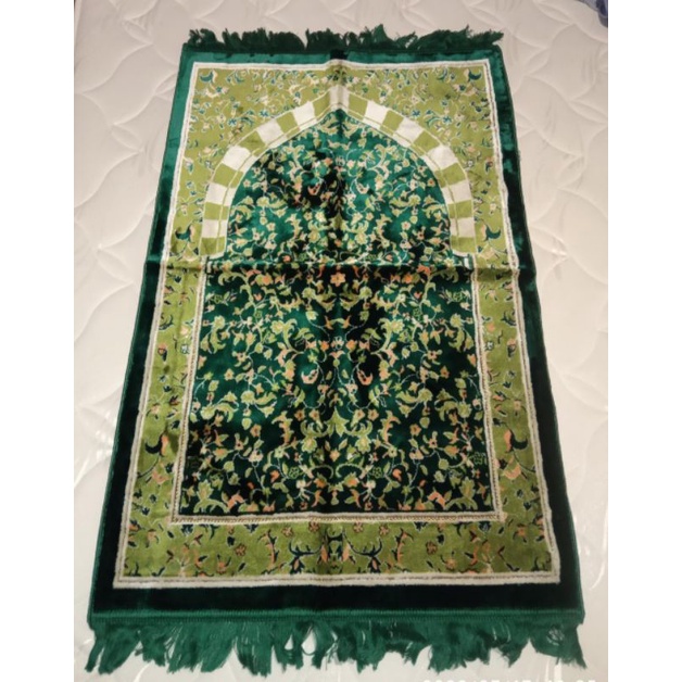Sajadah  turkey Arbain motif Al Raudah besar murah