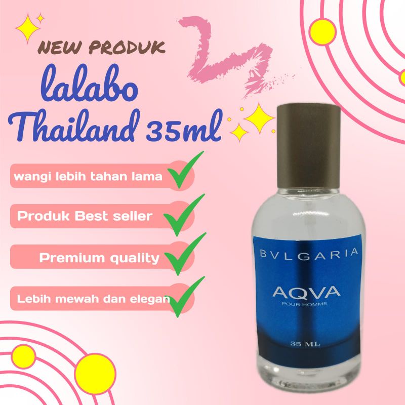 Parfum Lalabo thailand 35ml/parfum tahan lama unisex /minyak wangi thailand