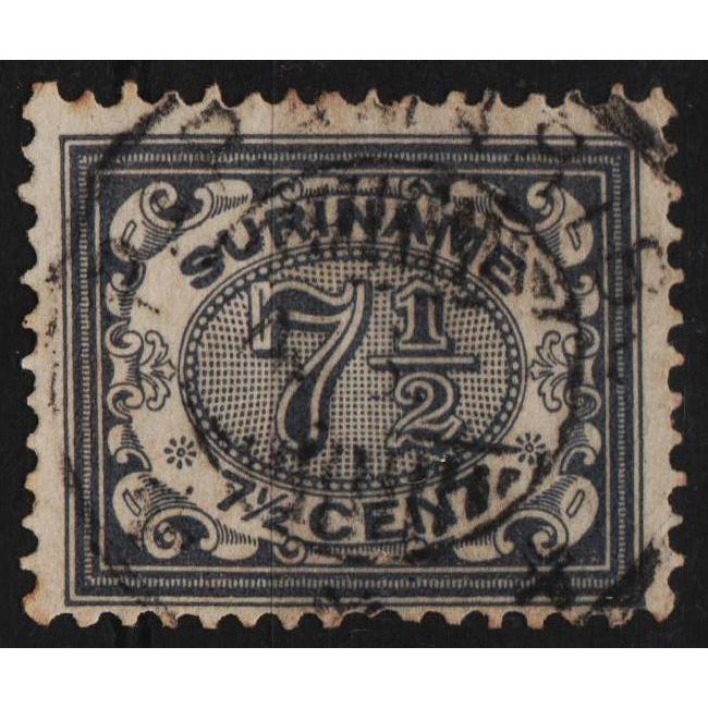 

Perangko Filateli A5-5 suriname VFU 1v 01.01.1902 definitive issues