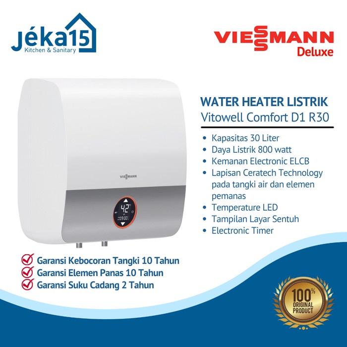 Water Heater Listrik | Viessmann | Vitowell Comfort D1 R30