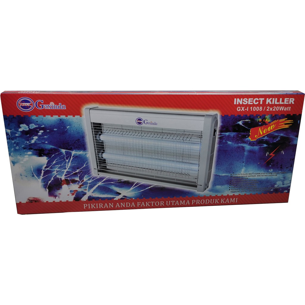 Pest Control Lamp ( Insect Killer ) 2x20 watt Merk GAXINDO - nyamuk