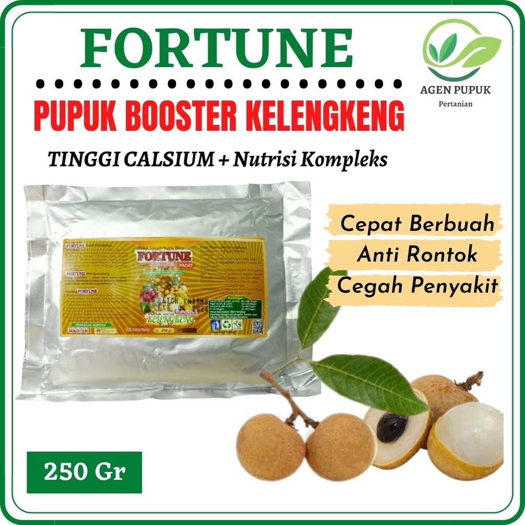 Booster Kelengkeng Perangsang Buah, Pupuk Buah Kelengkeng Agar Berbuah Lebat