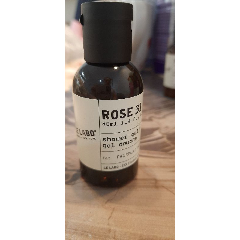 Le Labo "Rose 31"- 40ml Shower Gel - Shampoo - Conditioner