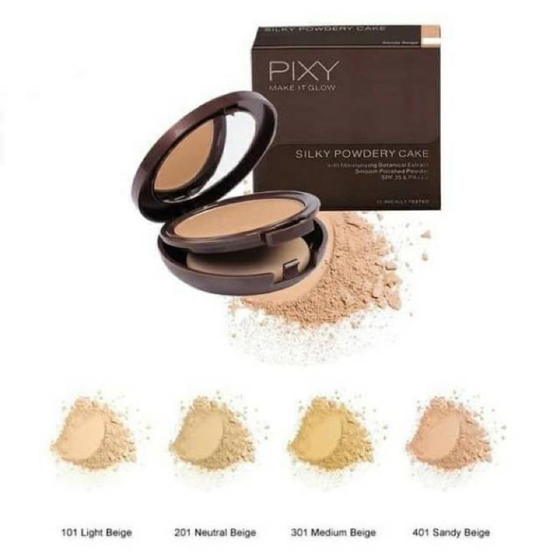 PIXY SILKY POWDERY CAKE MAKE IT GLOW