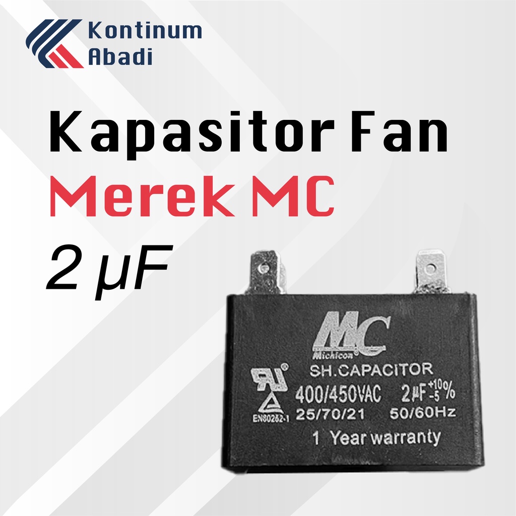 KAPASITOR CAPASITOR KIPAS / FAN 2 uF / MIKRO