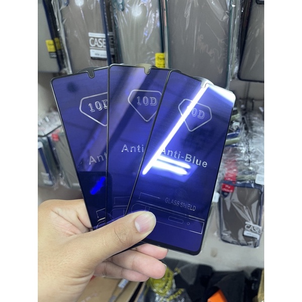 TEMPERED GLASS BLUE ANTIRADIASI XIAOMI REDMI NOTE 10 10Pro Redmi Note 10S Redmi 10 Redmi Note 11 11 Pro