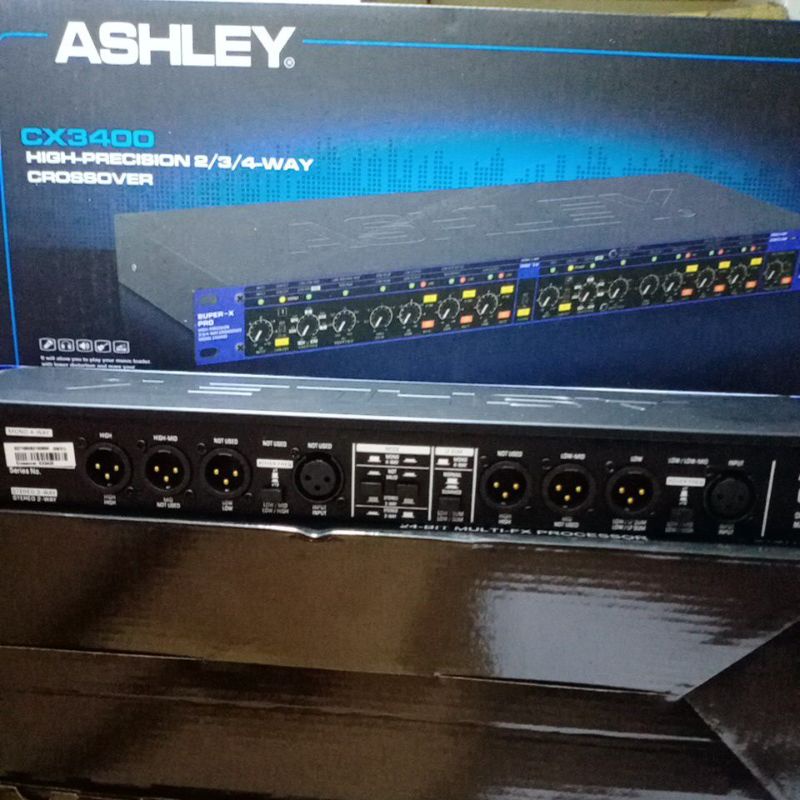 CROSSOVER ASHLEY CX-3400 WITH LIMITERS SUPER -X PRO ORIGINAL