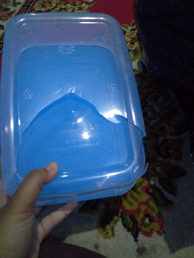 Kotak Makanan Plastik Food Grade Pp / Kotak Penyimpanan Storage Box 2750ml