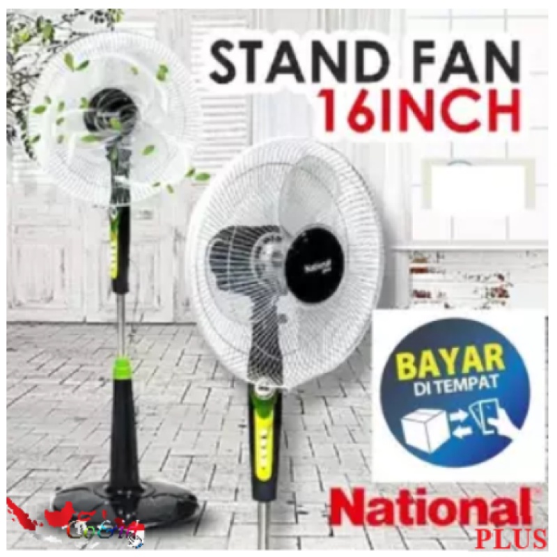 Home STAND FAN NATIONAL PLUS kipas angin berdiri 16 inch