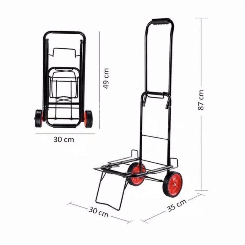 Troli - Trolley - Troly Lipat Serbaguna - Trolley Besi Lipat