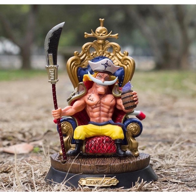 Resin POP Whitebeard Shirohige Throne Battle Ver. One Piece Figure