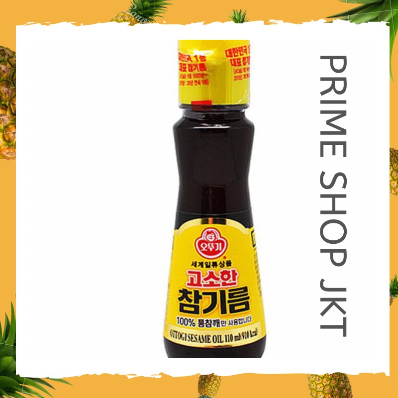 

Ottogi Minyak Wijen Korea 110 ml / Pure Sasame Oil