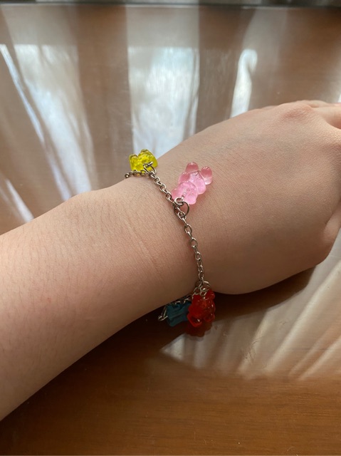 [CUSTOM] Gummy bear chain bracelet and necklace