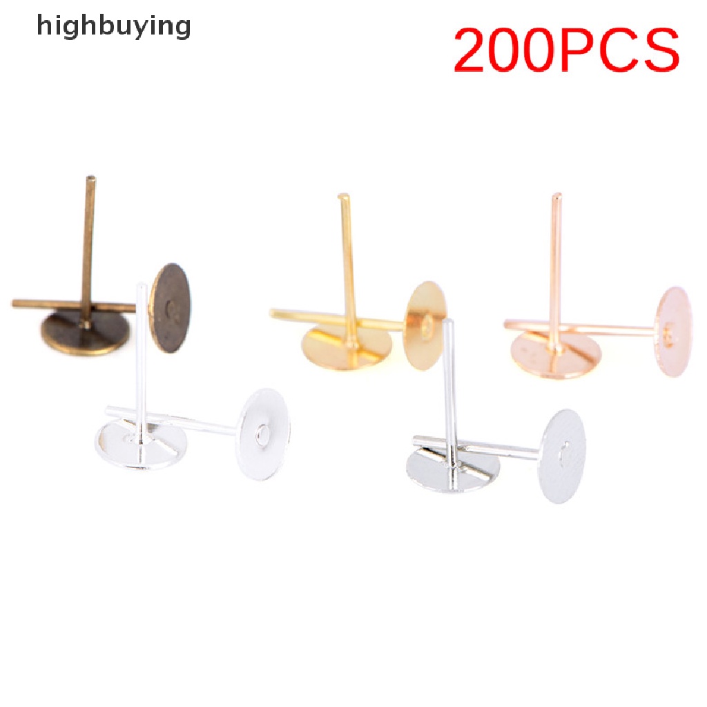 Hbid 200PCS / Kantong Pin Anting Tusuk DIY Untuk Membuat Perhiasan