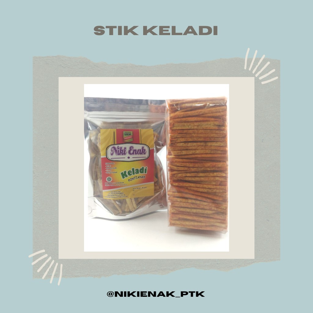 

[WAJIB PESAN PACKAGING] STIK KELADI KHAS PONTIANAK Per Bungkus