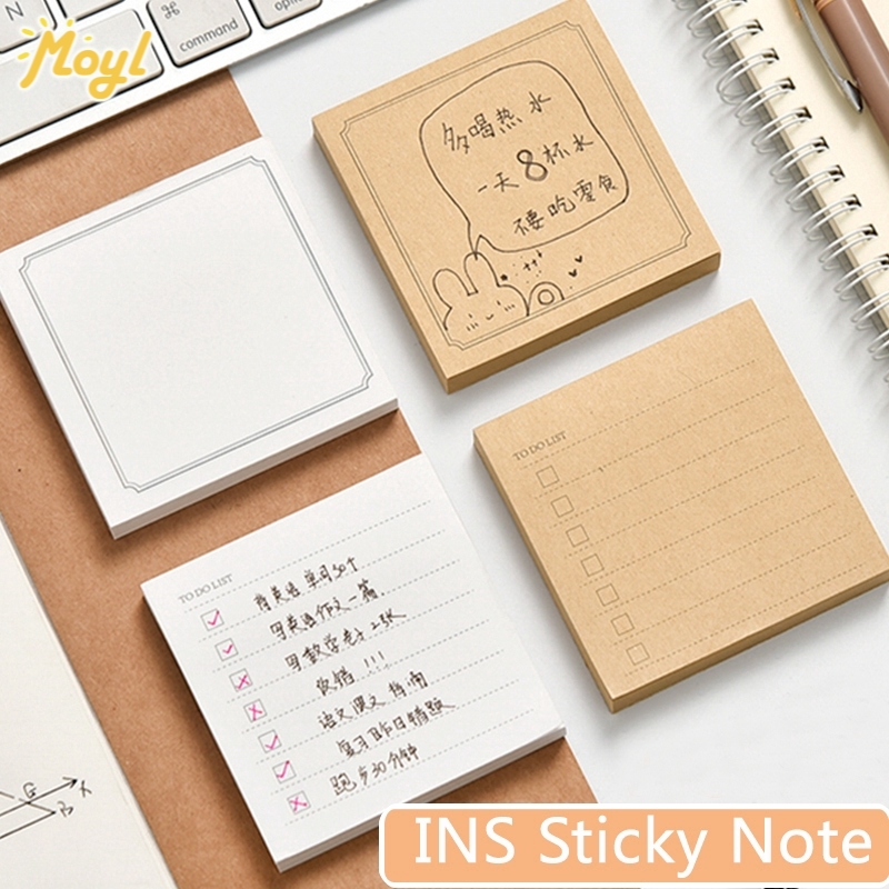 (Hot Sale) 80 Lembar Sticky Note Gaya Korea Untuk Pelajar