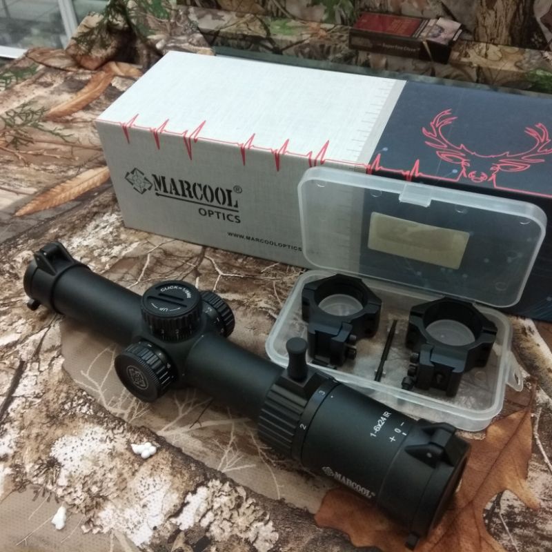 MARCOOL STALKER 1-6X24 IR RETICLE GLASS NEW