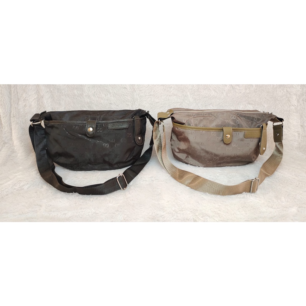 JK 931 1KG MUAT 3PCS TAS SELEMPANG WANITA FASHION IMPORT SHOULDER MESSENGER BAG NILON U4423 Y18710 E6598 T962