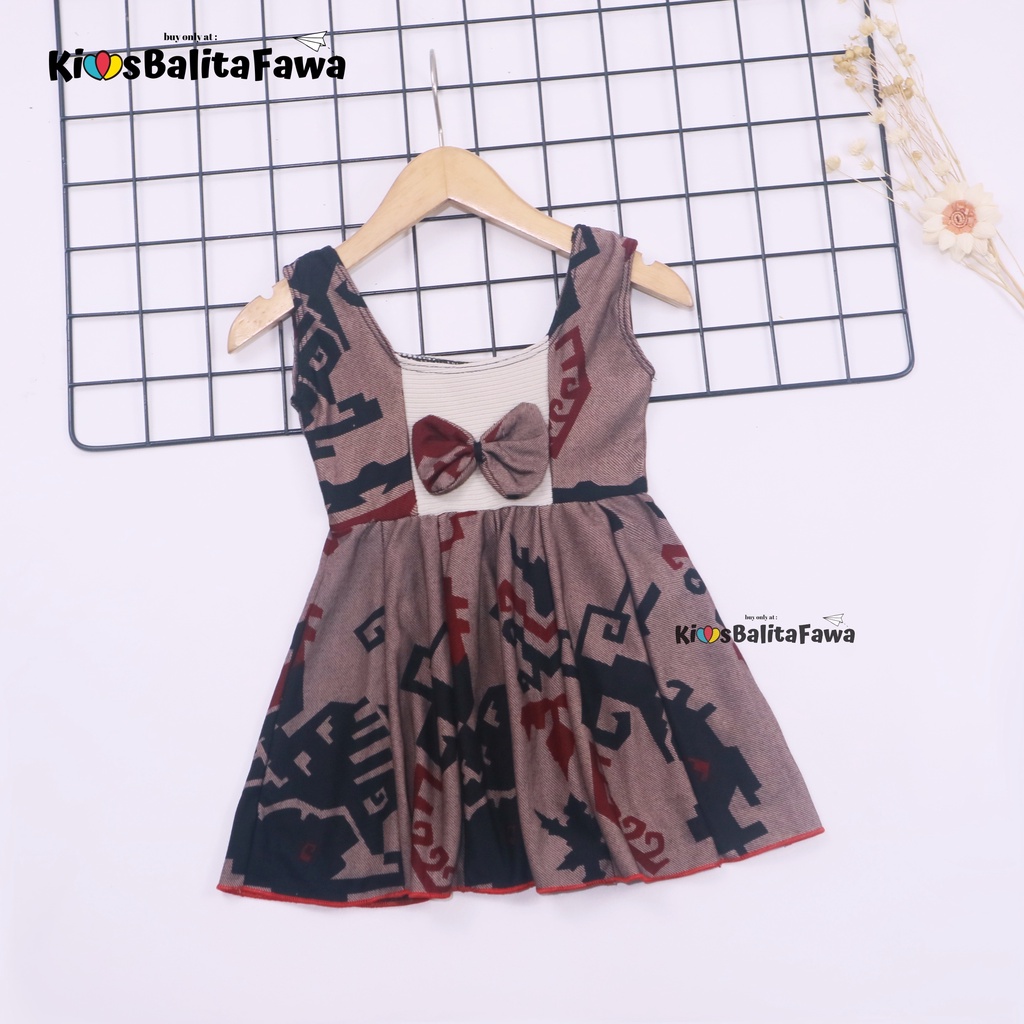 (Pilih Motif) Dress Clairine Bayi - 7 Tahun / Baju Fashion Pesta Dres Anak Perempuan Bayi Yukensi Ad