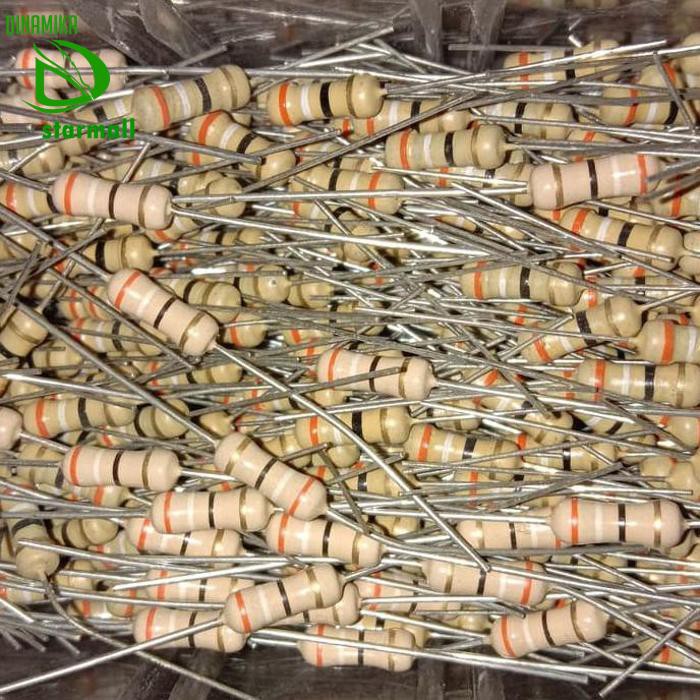 Resistor 39 Ohm 39R 0.2Watt 1/2W Toleransi 5% Pcmelebik54 Segera Beli