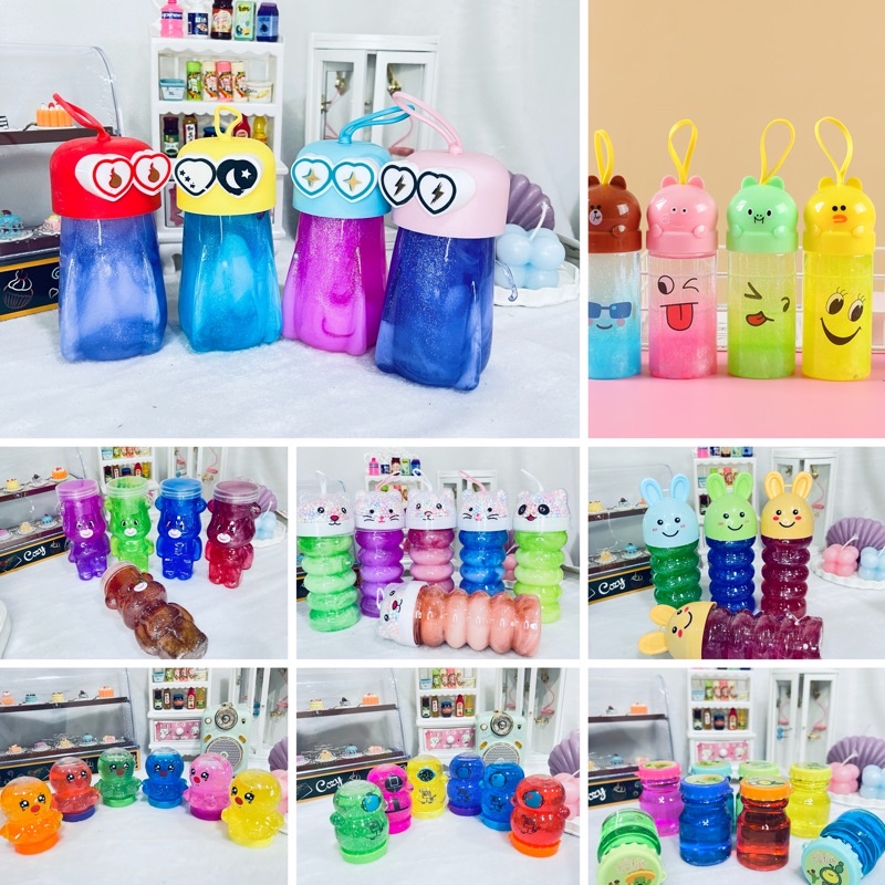 SLIME MAINAN ANAK SLIME TABUNG RANDOM KARAKTER PER PCS