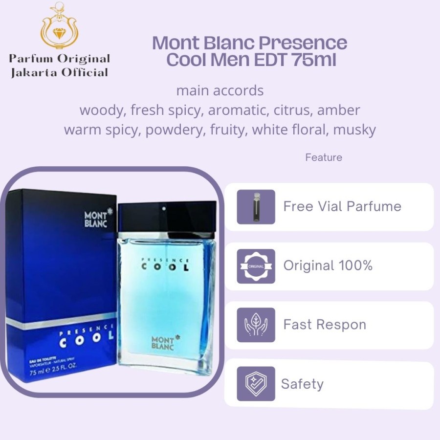 Parfum Parfume Perfume Asli Perawatan Kecantikan Original Import Branded Pria Laki Laki Cowok Mont B