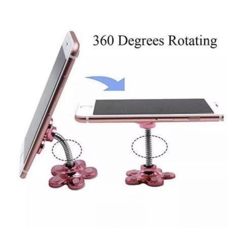 holder hp universal gurita bunga vip flower stand handphone 360 premium