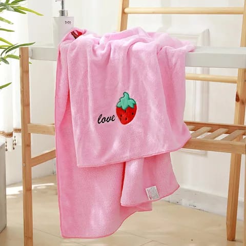 Handuk Mandi Dewasa 70x140 Motif Buah Handuk Microfiber Handuk Anak super serap air Import