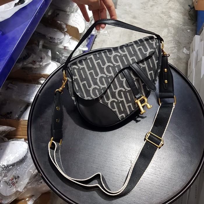 R Canvas Saddle Bag 6992