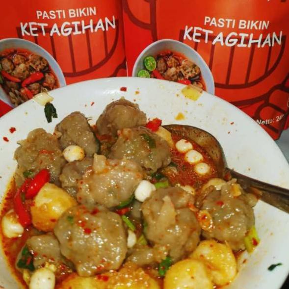 

3.3 sale COD ready siap kirim Boci BAPER / Bakso Aci baper tulang rangu / Aci baper