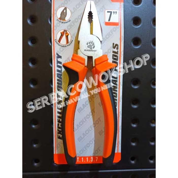 BLACKFOOT Tang Kombinasi Jepit 7&quot; Inch Combination Pliers CRV Termurah