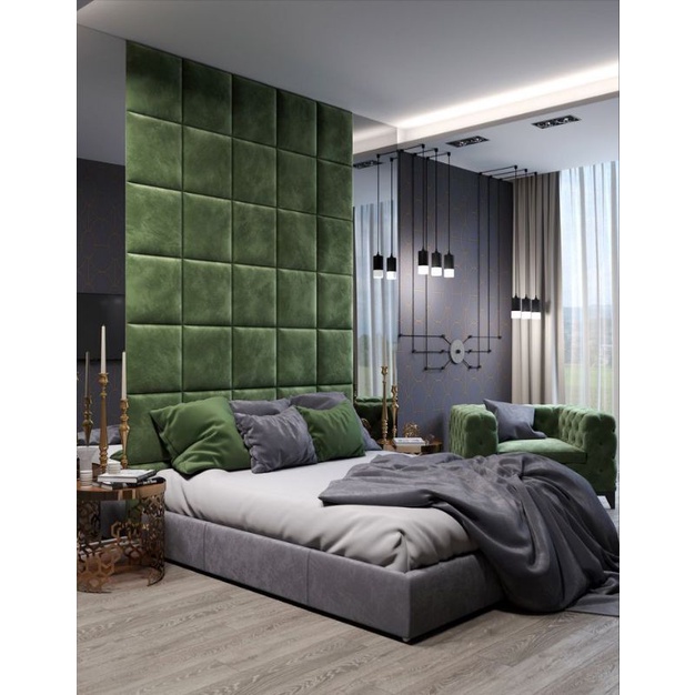 Headboard Wall Panel/ Wallpaper 3D Foam/ Senderan Kasur Kotak